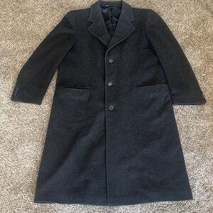 Dark grey pea coat